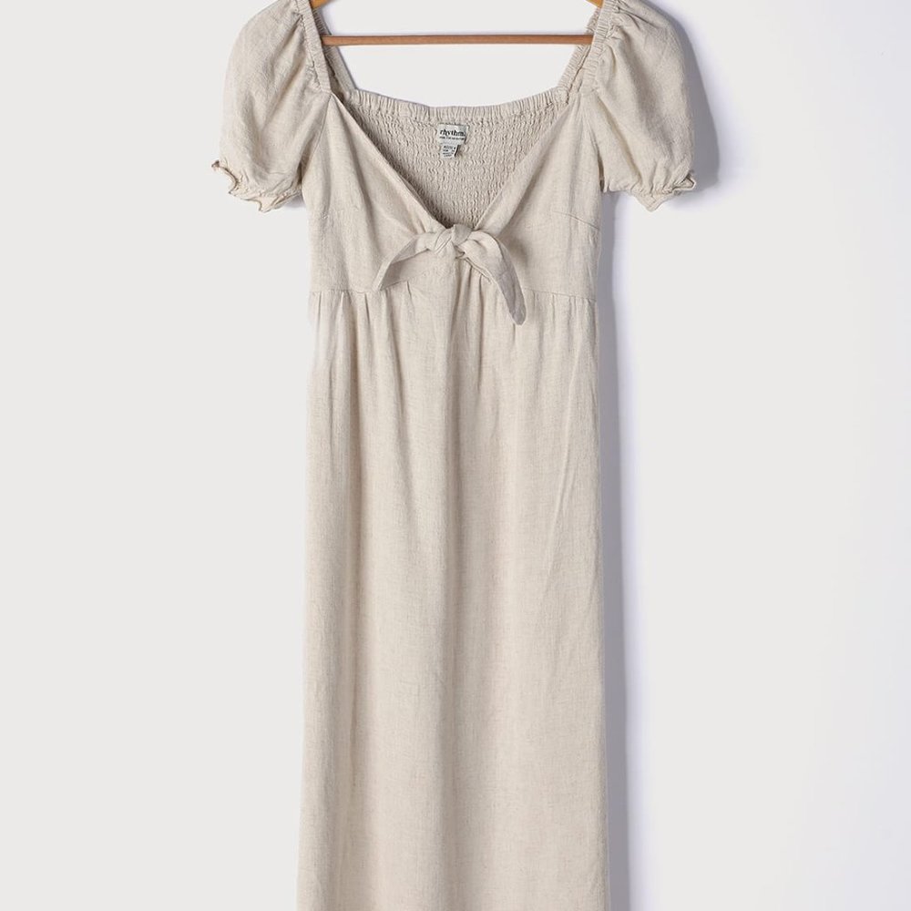 Linen Midi Dress